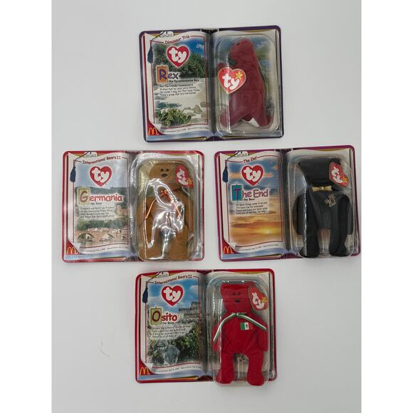 2000 McDonald’s Ty Beanie Babies | Set of 4 | Sealed & Vintage! - Picture 1 of 2